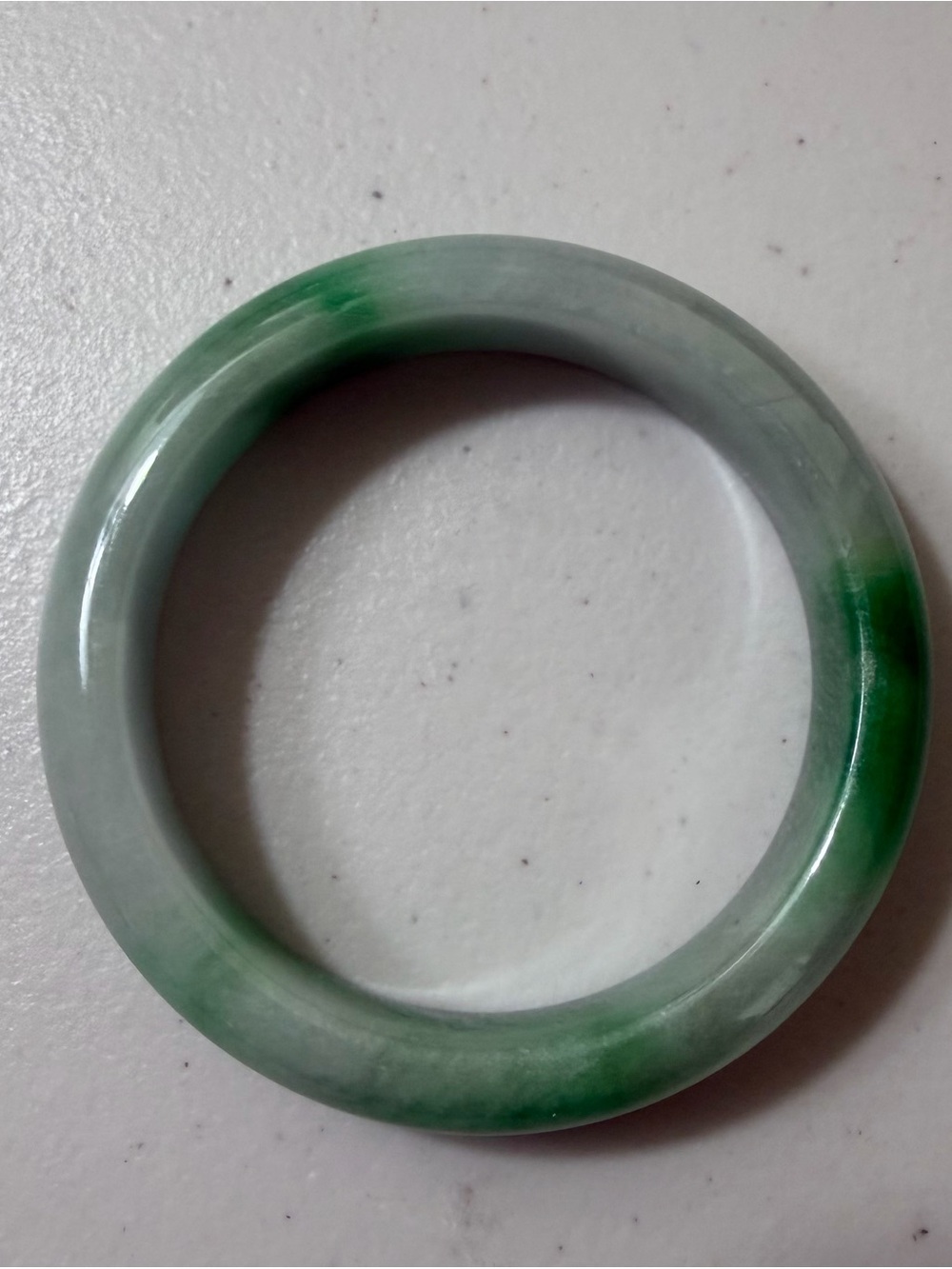 Genuine Jade Bangle Bracelet - Elegant Women's Jewelry